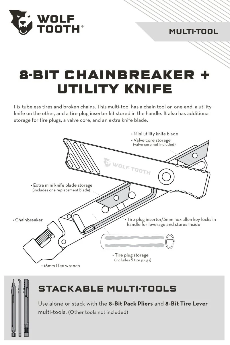 8-Bit Chainbreaker + Utility Knife Multi-Tool - Image 6