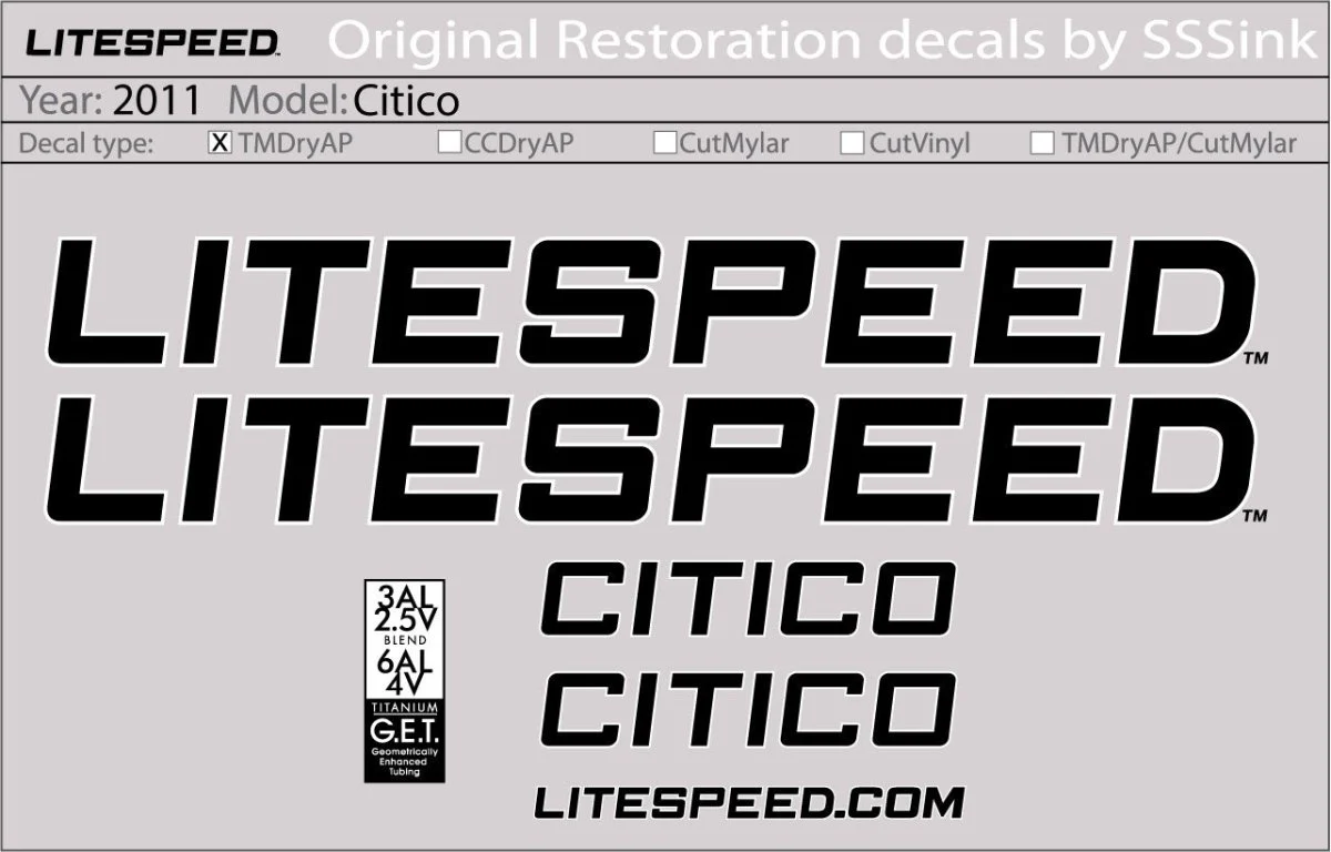 2011 CITICO DECALS