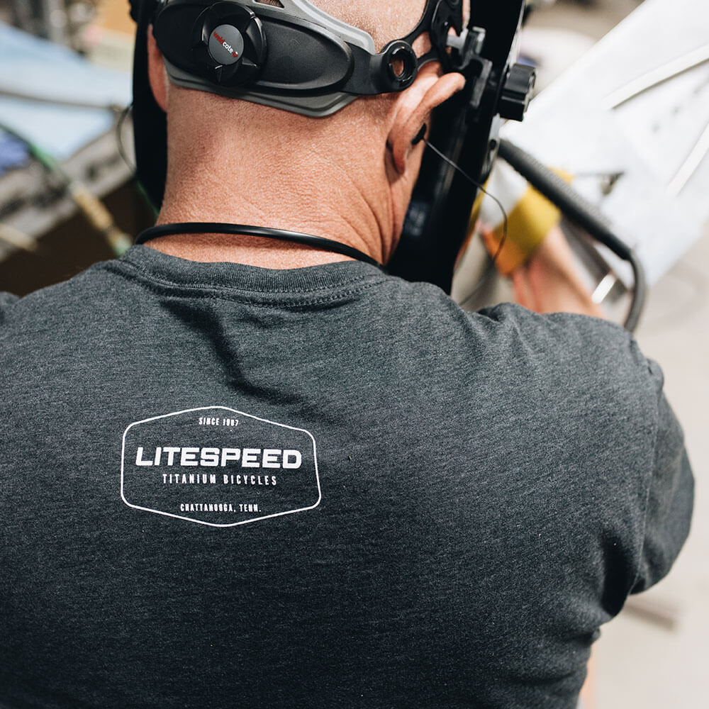 Unisex Dark Grey Litespeed T-Shirt - Image 3
