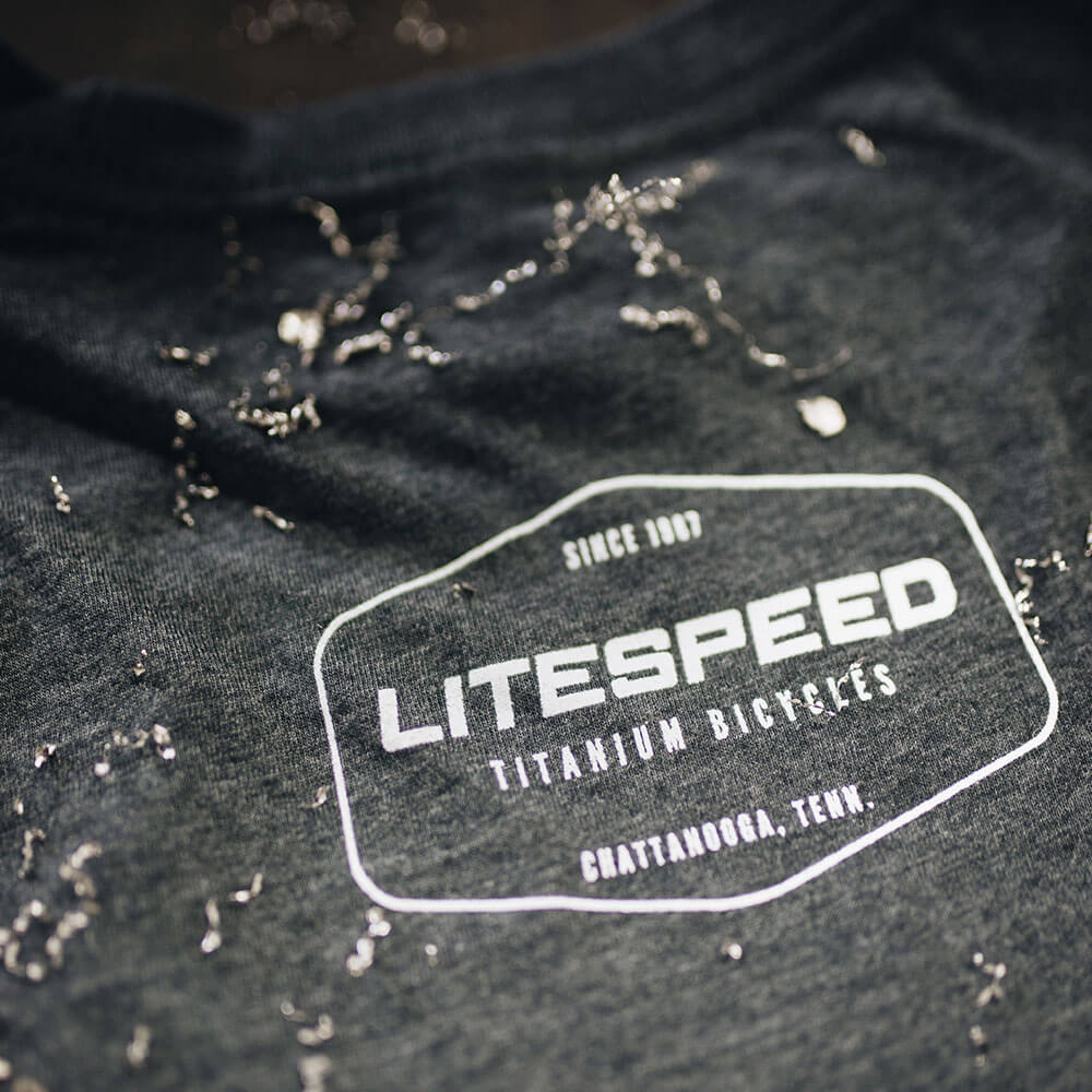 Unisex Dark Grey Litespeed T-Shirt - Image 4